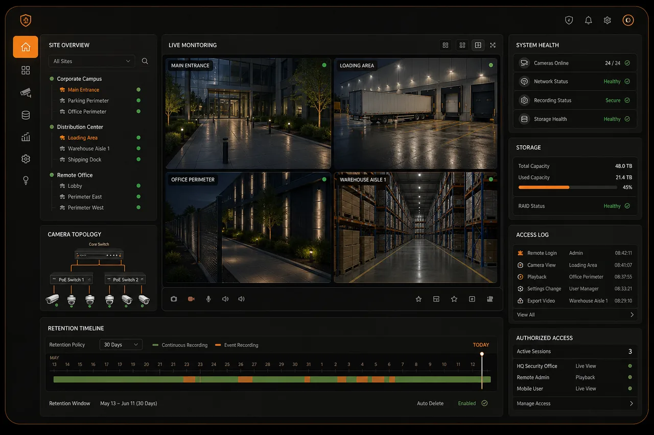 Illustration Vidéoprotection IP