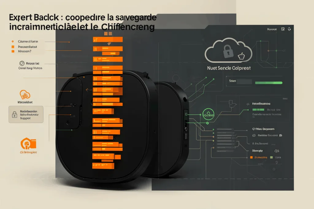 Illustration : Expert Backup : comprendre la sauvegarde incrémentielle et le chiffrement