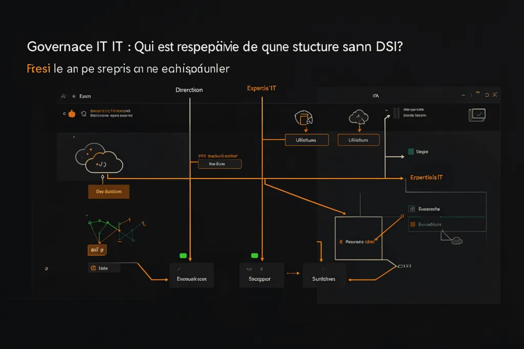 Illustration : Gouvernance IT : Qui est responsable de quoi dans une structure sans DSI ?
