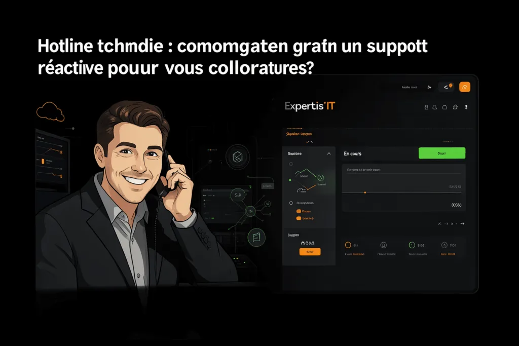 Illustration : Hotline technique : comment garantir un support réactif pour vos collaborateurs ?