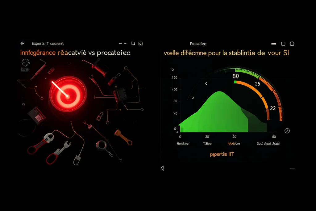 Illustration : Infogérance réactive vs proactive : quelle différence pour la stabilité de votre SI ?