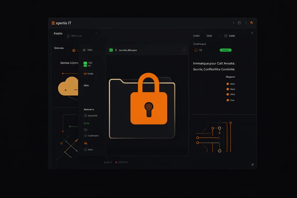 Illustration : Informatique pour Cabinets d'Avocats : Sécurité, Confidentialité et Continuité