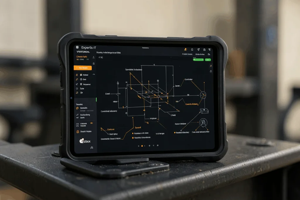 Illustration : Informatique Industrie et BTP : Continuité, Robustesse et Mobilité