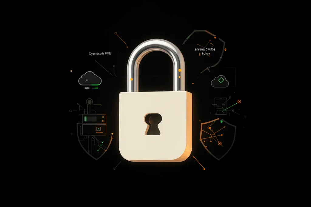 Illustration : Cybersécurité PME : les 5 erreurs critiques à éviter
