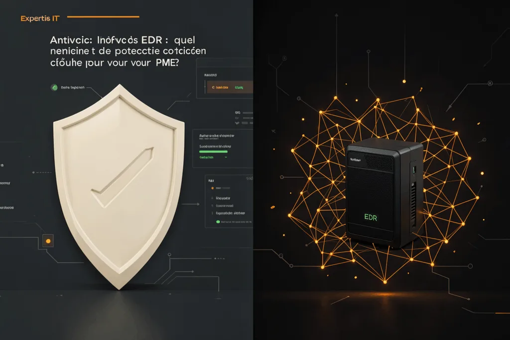 Illustration : Antivirus vs EDR : quel niveau de protection choisir pour votre PME ?