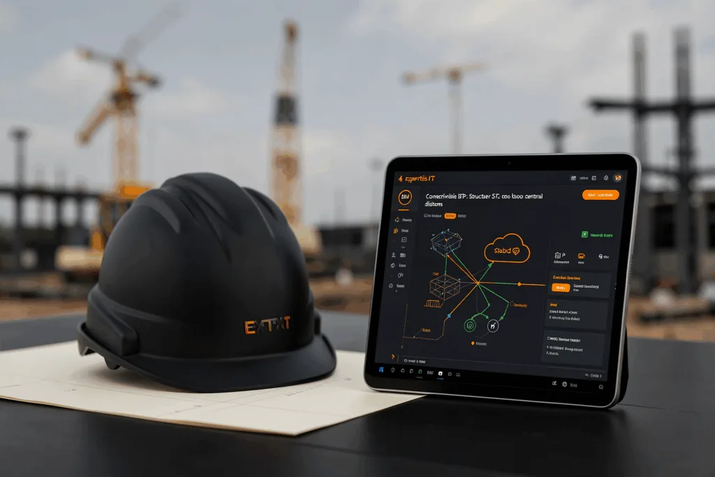 Illustration : Connectivité BTP : Structurer le SI entre bureau central et chantiers distants