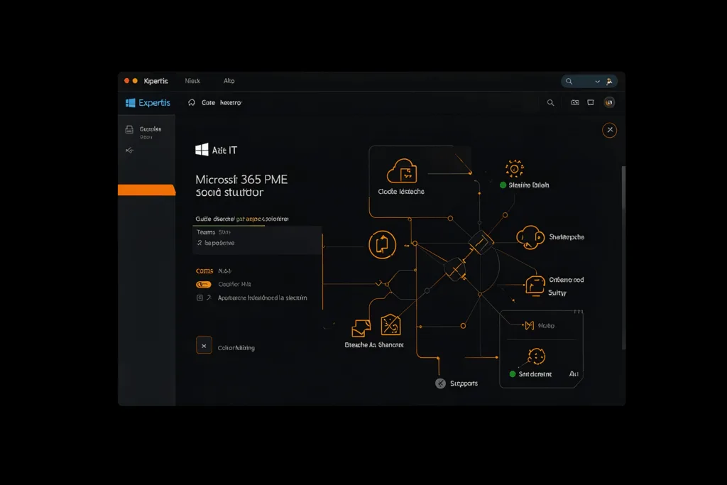 Illustration : Microsoft 365 PME : Guide décisionnel pour structurer Teams, SharePoint et la sécurité