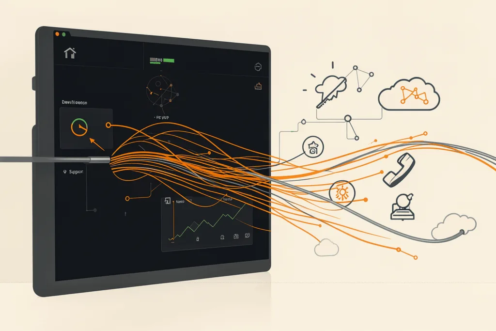 Illustration : Optimiser la facture téléphonique : passer du fixe traditionnel à la VoIP