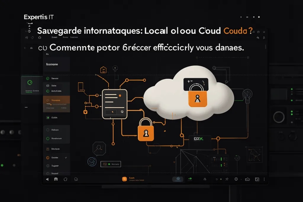Illustration : Sauvegarde informatique : Local ou Cloud ? Comment protéger efficacement vos données