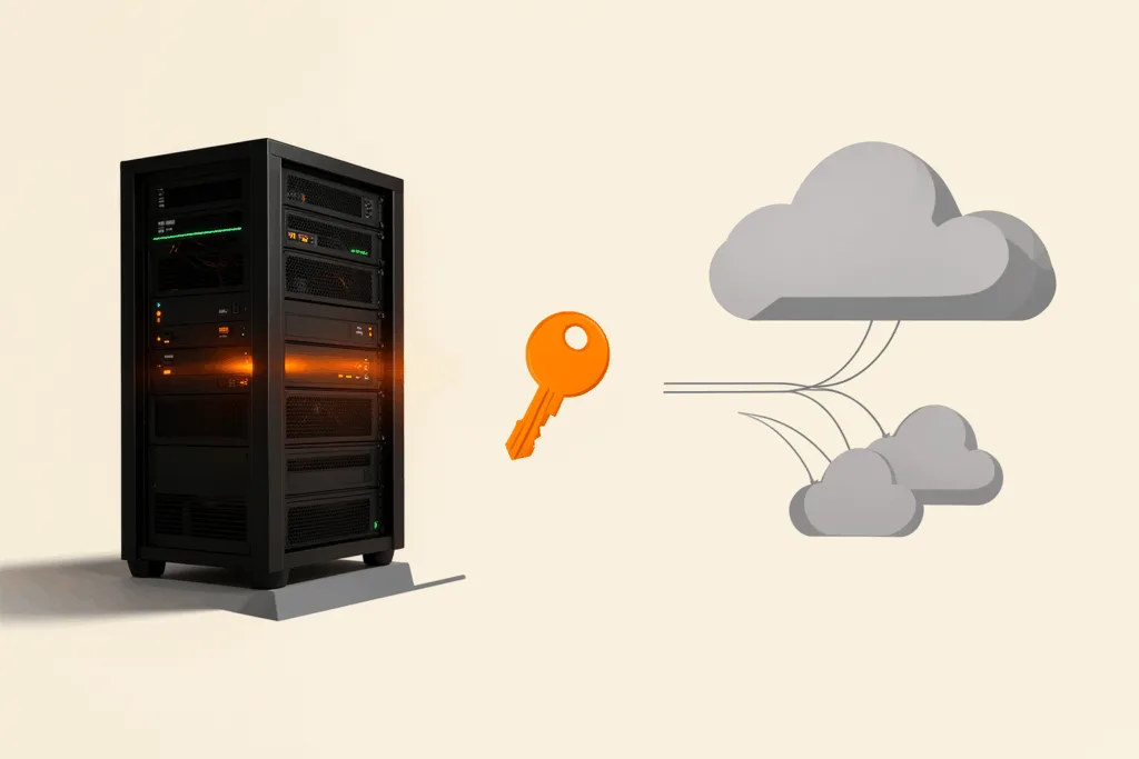 Illustration : Sauvegarde des données professionnelles : choisir entre local, cloud ou approche hybride