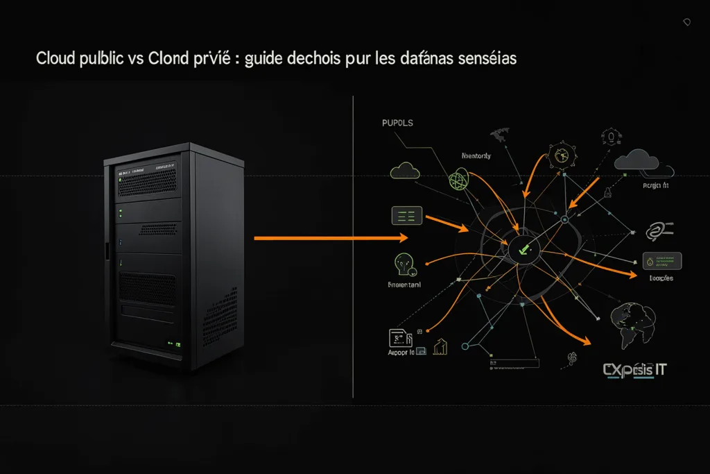 Illustration : Cloud public vs Cloud privé : guide de choix pour les données sensibles