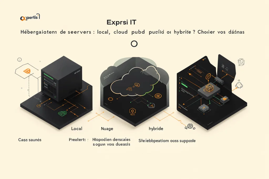Illustration : Hébergement de serveurs : local, cloud public ou hybride ? Choisir selon vos données